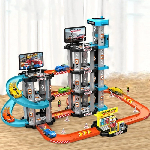 Kids race track toy car - race, |