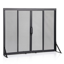 Freestanding Safe Spark Guard Protector Fireplace Screen