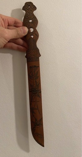 Unusual chinese hand carved - chinese,