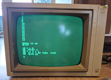 Apple 2 ][e IIe green screen