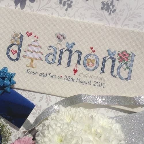 Diamond wedding anniversary - wedding,