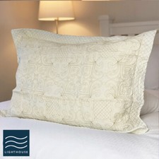 Cotton Cream Gold Paisley