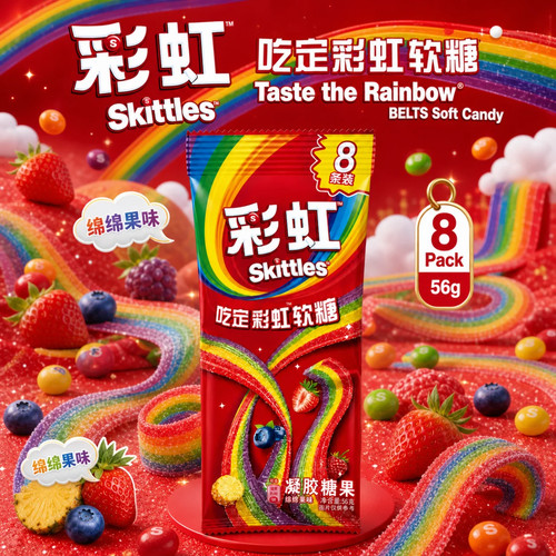 Skittles taste the rainbow - taste,