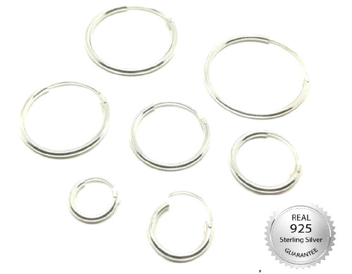 Solid 925 mens single silver - mens,