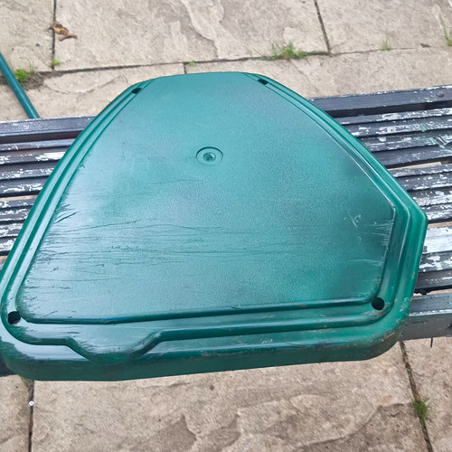 Green plastic side panel for - panel,
