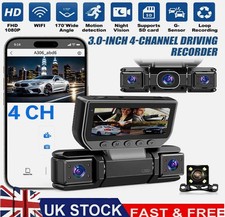 WiFi Dash Cam 4 Channel 360°