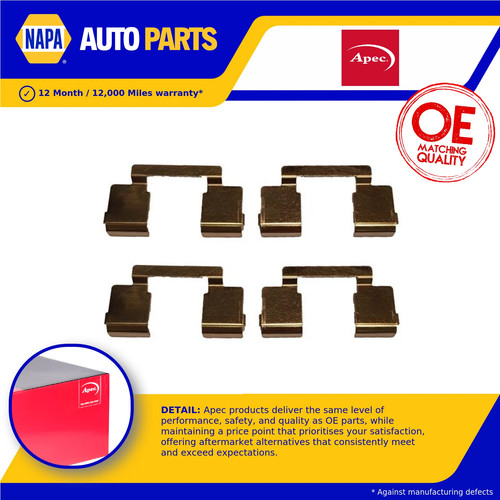 Brake pad fitting kit - pad, fits