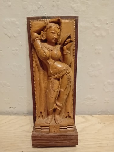 Vintage indian hand carved - indian,
