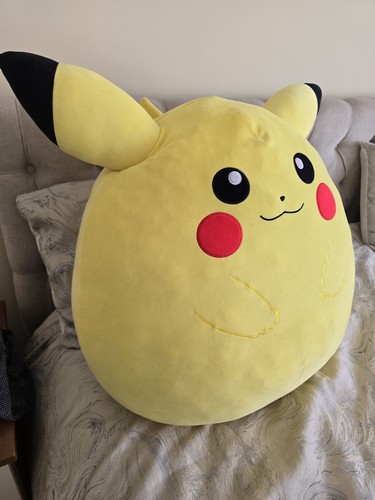 Giant pikachu squishmallow - giant, 30"
