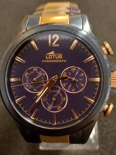 Lotus men chronograph watch - men's,
