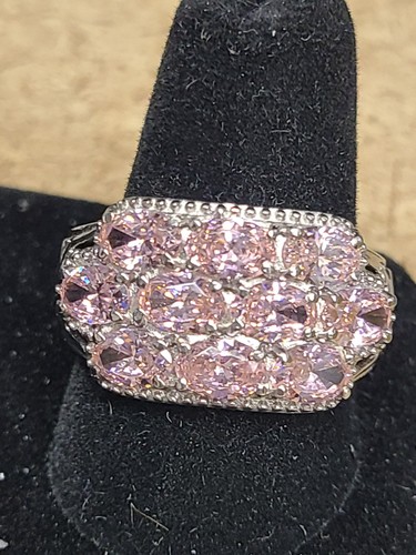 Evertrue pink gemstone cluster - pink,