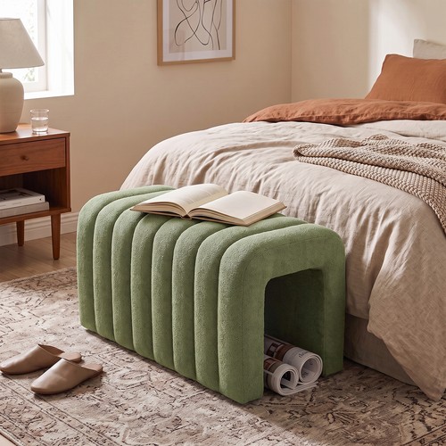 Modern shaped upholstered - u-shaped,