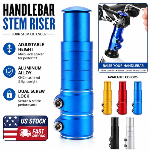 Bike stem riser 8 - bike, 1-1/8"