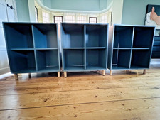 Ikea eket grey blue wood - x,