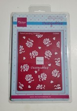 Marianne Design cut and emboss folder-roses and hearts.- DS0909
