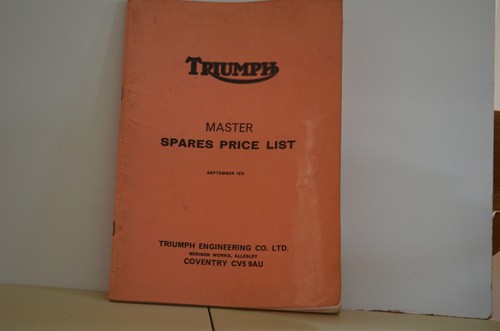 Triumph motor bike master - motor,