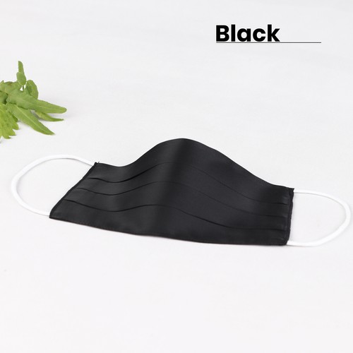 Silk face mask - , reusable