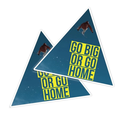 Triangle shape vinyl - 2x,