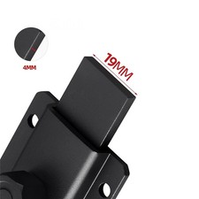 Aluminum Alloy Door Bolt Lock with Multiple Screws for Firm and Stable Setup