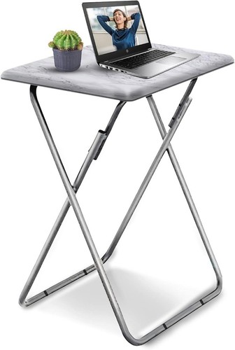 Folding table white tray - table,