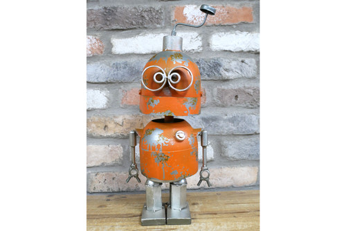 Orange robot industrial - orange,