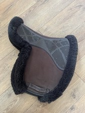 LeMieux Acavallo Gel Show Numnah in Brown Size Small RRP £145 IMMACULATE 