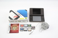 Nintendo 3DS XL Boxed w/ Official Charger & Games Brain Trainer Etc Working