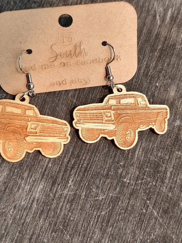 Old ford truck earrings - old, earrings,