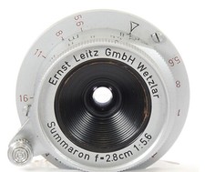Leica SUMMARON f=2.8cm 1:5.6 Wide-Angle LTM lens 28mm F5.6 made by LEITZ in 1958