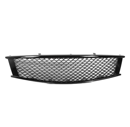 Black front bumper grille - black,
