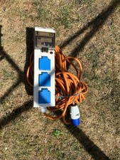 Mobile Mains Supply Power Unit with 3 Sockets