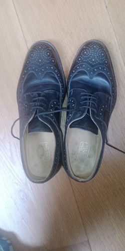 Samuel windsor black brogue - black,