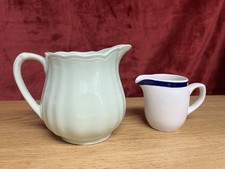 Vintage J&G Meakin jug art deco Glamour Jade c 1930's + Dudson Duraline mini 97