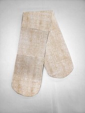 Faux Burlap Double Oven Mitt
