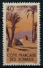 French Somali Coast 1947 SG#395, 40c Danaki Tent MNH #E87118