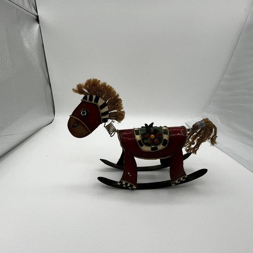 Decorative metal rocking horse - decorative,