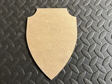 8" inch  MDF Wooden Craft Shapes Shield Trophy Plaques Blanks Templates 4mm MDF