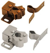 Double roller catch bronze - bronze, or