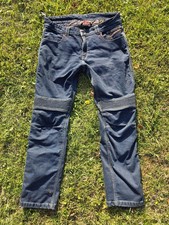 RST Tech Pro Aramid Motorcycle Jeans Straight Black AAA Rated - XL - 36 - Blue 