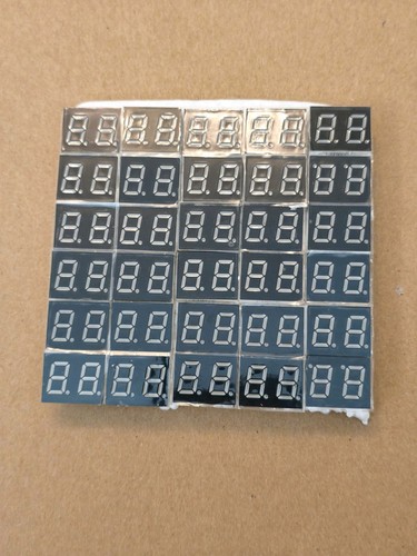 Digits segment led display - 7,