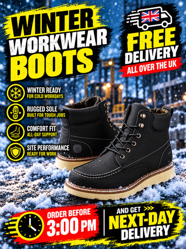 Men safety work boots steel - boots,