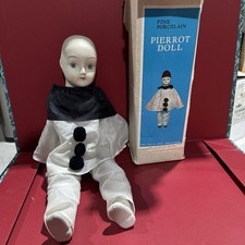 Vintage Hand Painted Pierrot