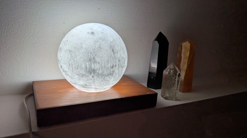 Large selenite sphere dimmable - large,