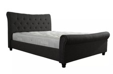 Luxury Grey Sleigh Fabric