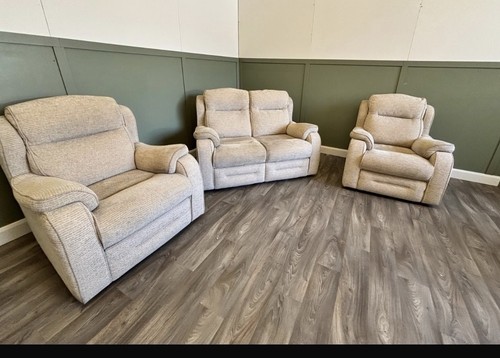 Cream two seater - sofa, with