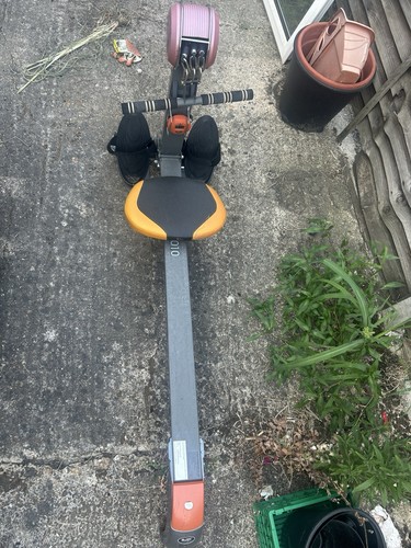 Rowing machine use - to, at