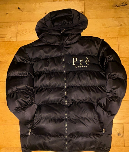 Prè london men - black, hooded