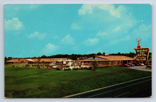 Vintage postcard holiday inn - vintage,