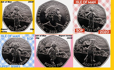 Isle Of Man coin 50p 2020