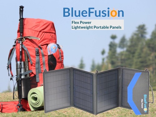 Bluefusion folding solar panel - bluefusion,